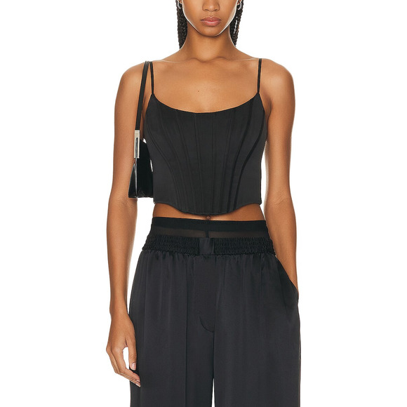 Zimmermann Silk 'Corset' Black Top Size 1 - Picture 1 of 11